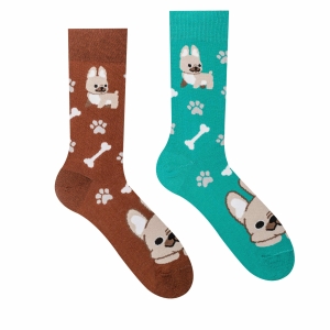 Veselé ponožky Buldog – Detské