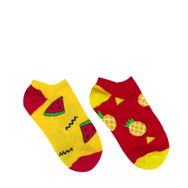 Veselé ponožky Melón a Ananás – členkové