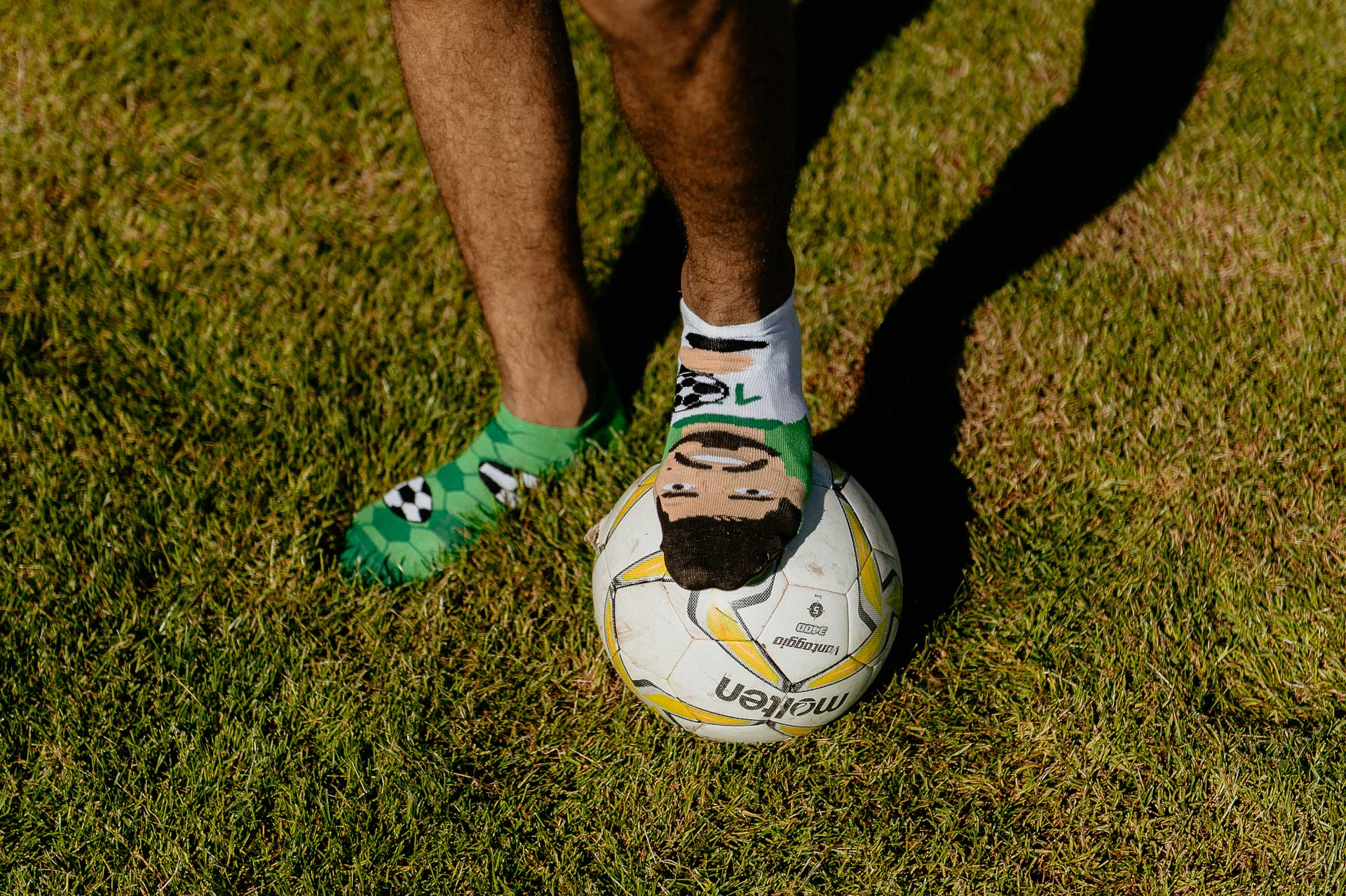 Veselé ponožky Futbalista – členkové