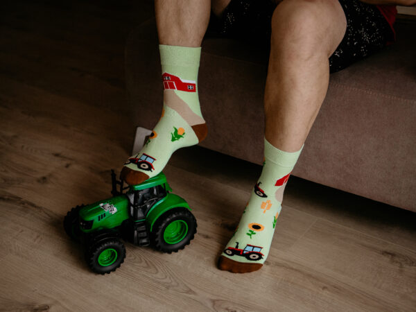 Veselé ponožky Traktor