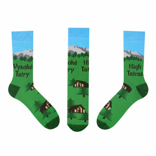 Veselé ponožky Vysoké Tatry
